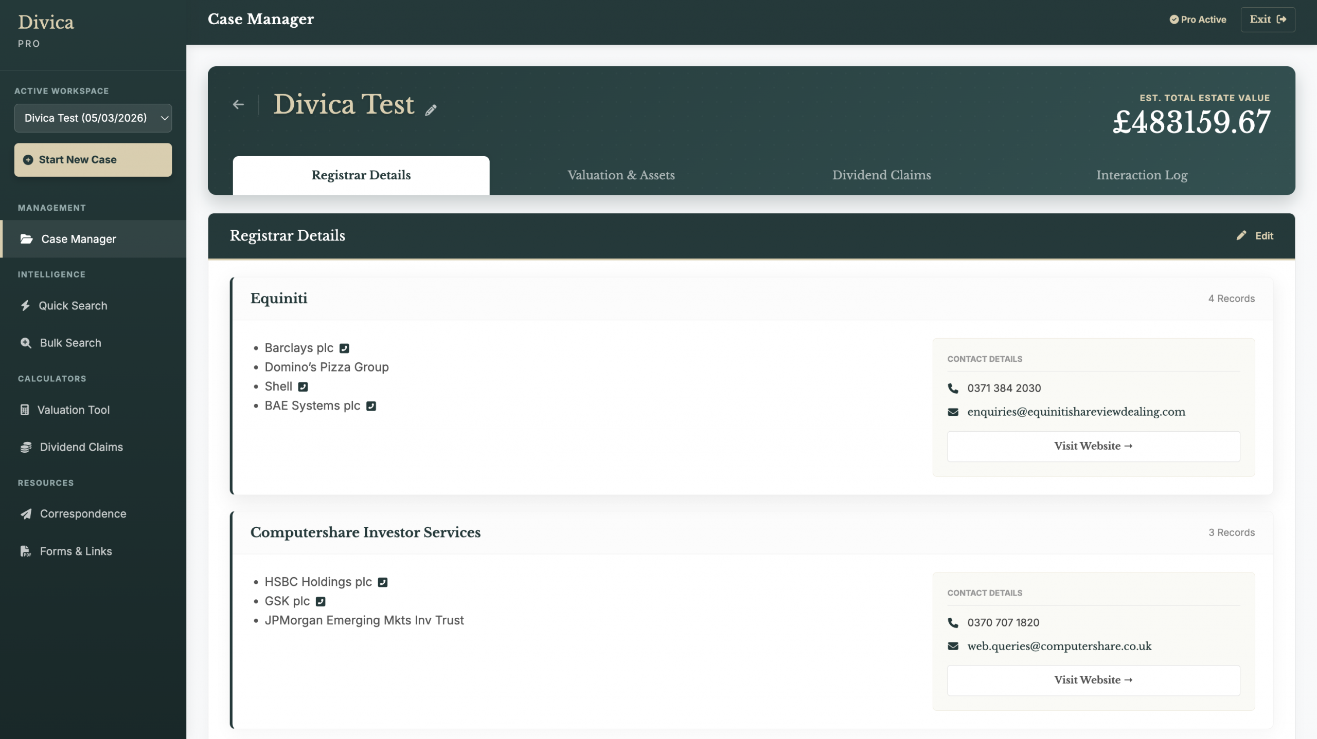 Divica Pro Bulk Upload Dashboard